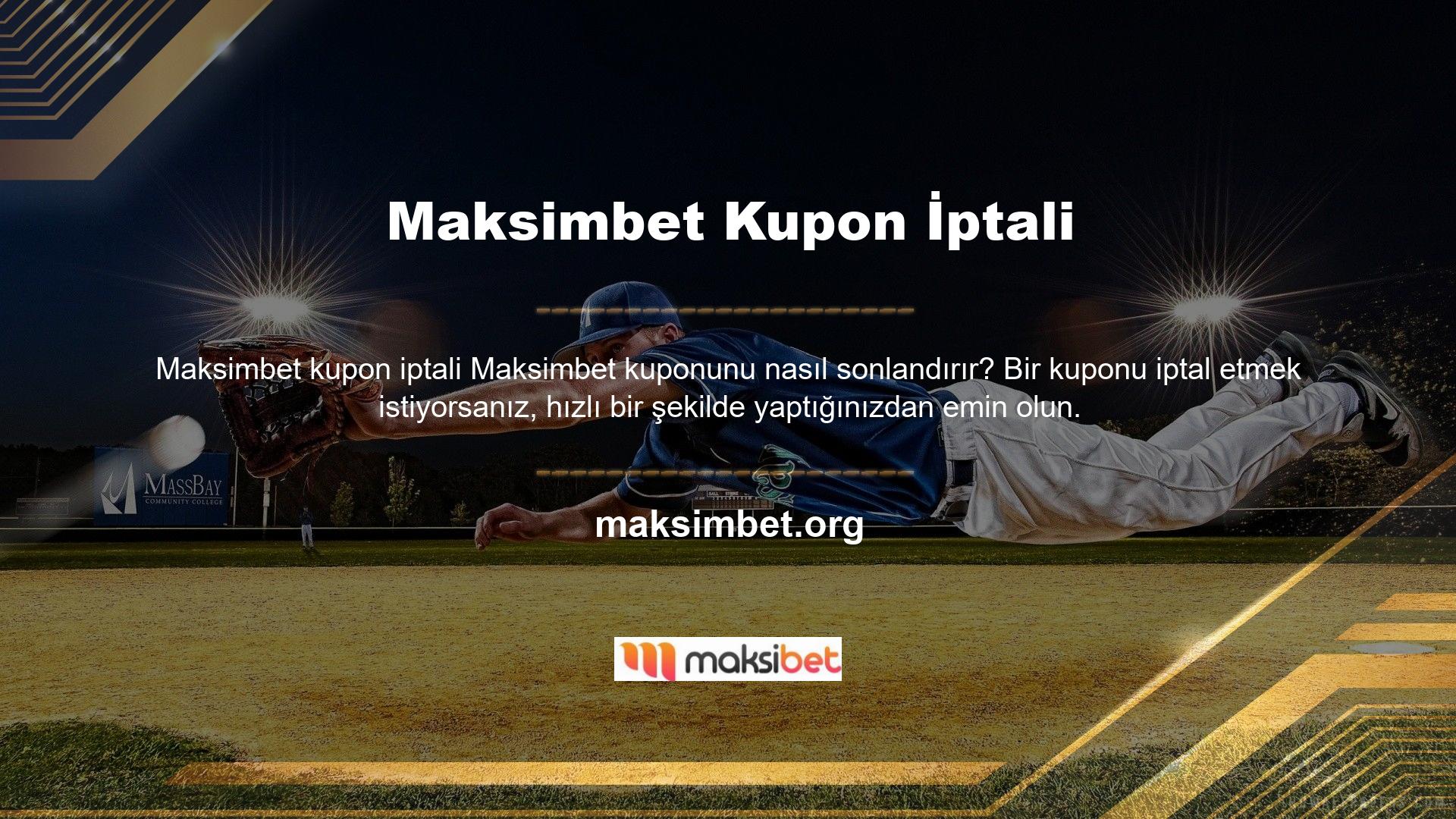 Oyun başlamadan önce kuponu iptal edin