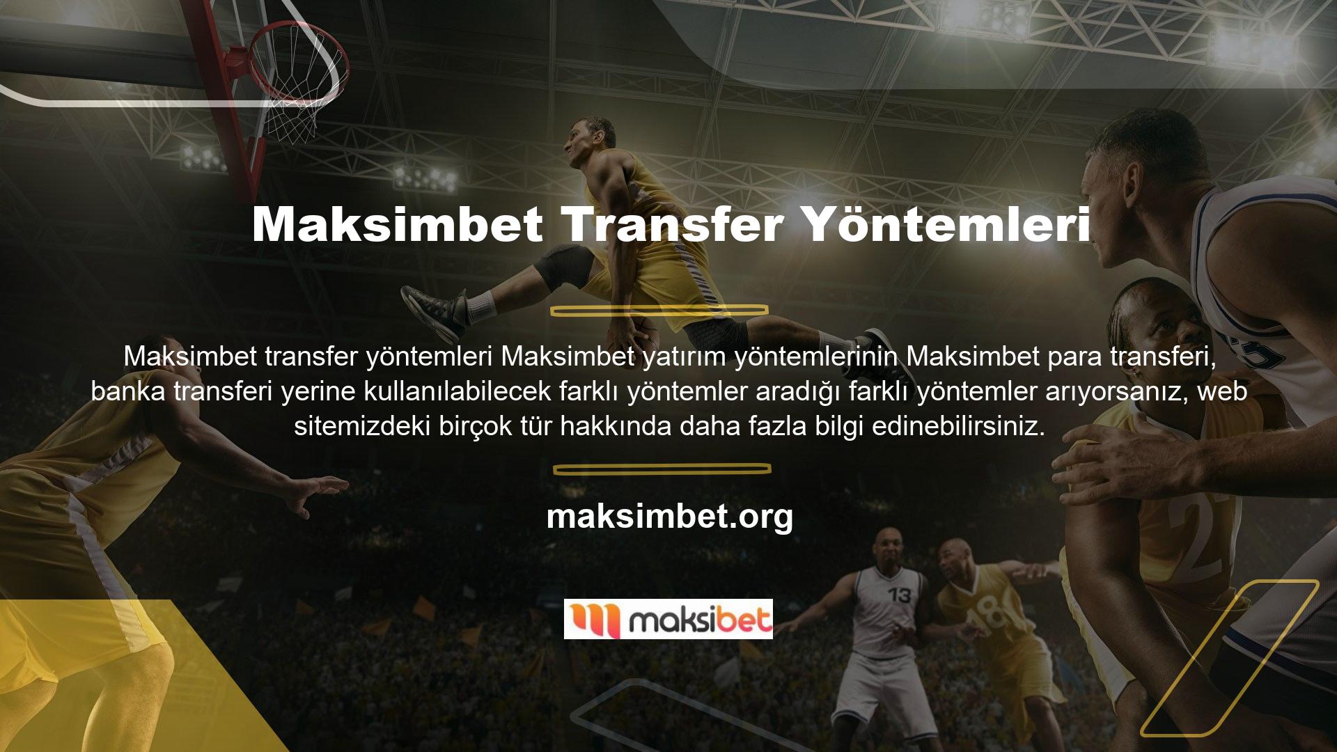 Bir bonus veriyoruz çünkü daha fazla insanın ücretsiz bahis ofisimize katılmasını ve harika zaman geçirmesini istiyoruz! Maksimbet bahislerine para koyarsanız, depozitonuzu yapmak için çeşitli seçenekler arasından seçim yapabilirsiniz